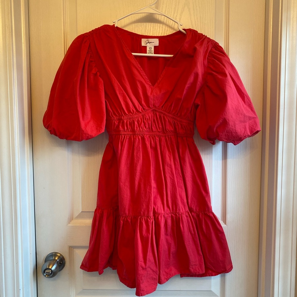 Red Cotton Dress
